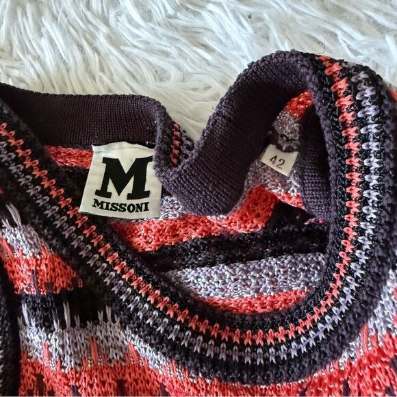 Missoni Crochet Knit Sleeveless Dress with Open Back Size IT 42 US 6 - Picture 10 of 10